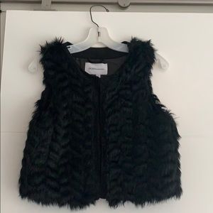 Faux fur vest